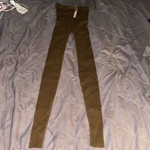 SKIMS ARMY WARP KNIT LEGGINGS